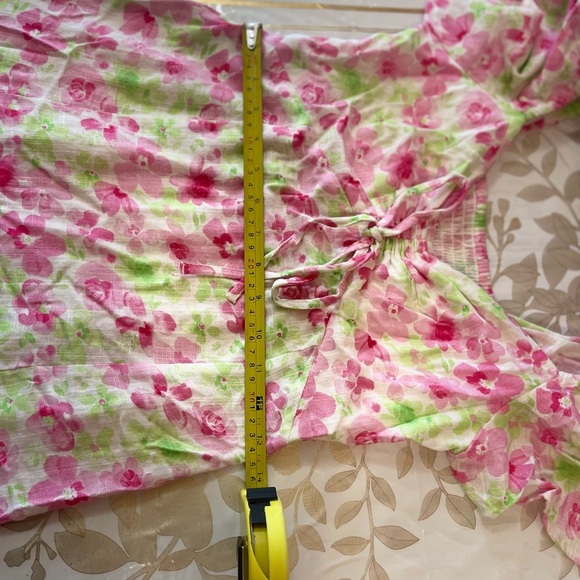 Primark Women's Multicolor summer Dress size 2 linen blend - Picture 5 of 7